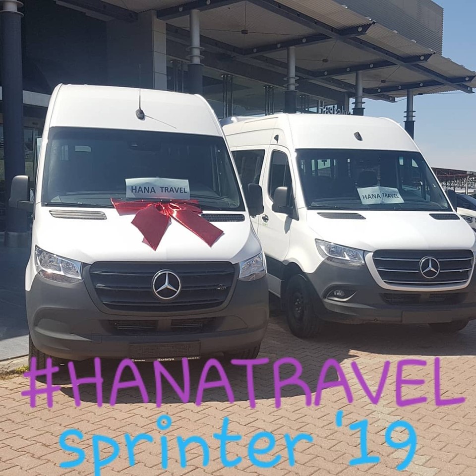 Nya Mercedes sprinters levereras till Hana Travel