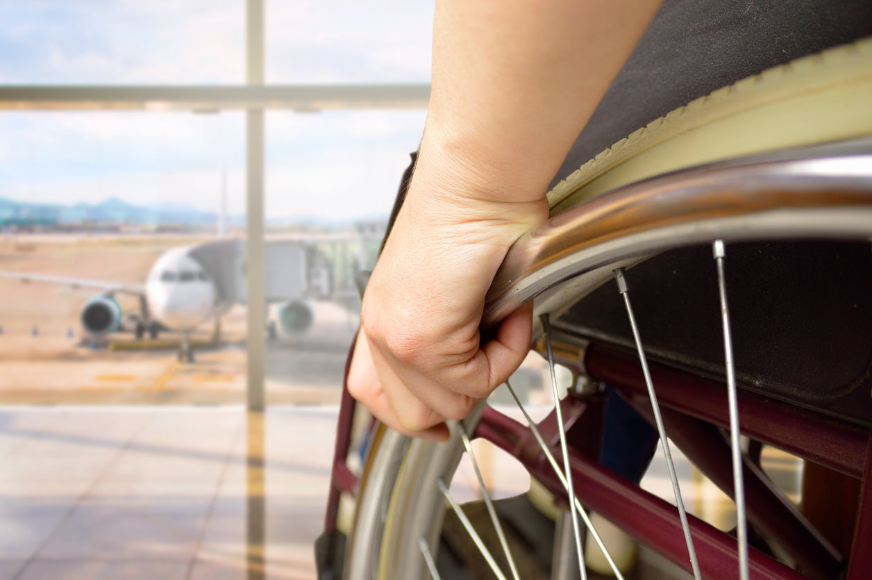 Flight for wheelchair travellers