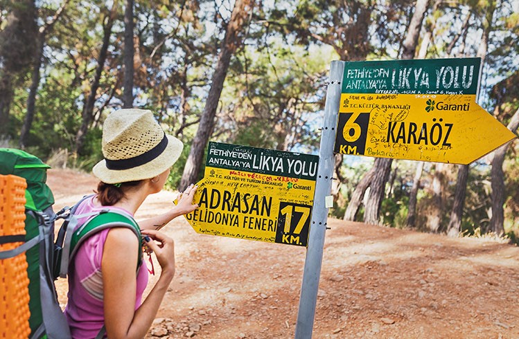 Die Trekkingwege der Türkei